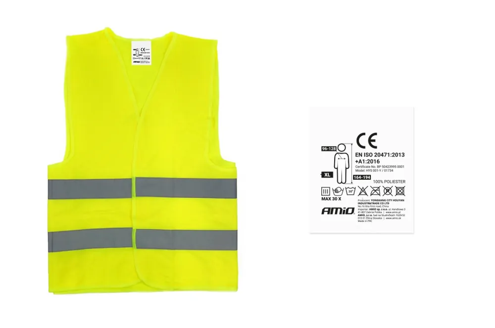 Výstražná vesta ŽLUTÁ SV-01 vel. XL Originální