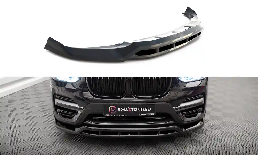 Nejprodávanější BMW X3 G01, spoiler pod přední nárazník, Maxton Design