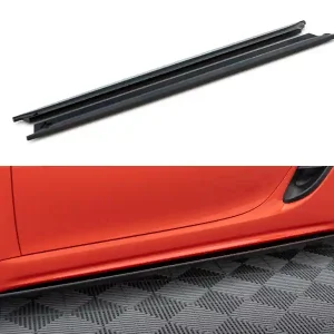 Nová Kolekce Porsche Cayman 982c, difuzory pod boční prahy, Maxton Design