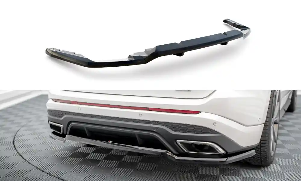 Akční Nabídka Ford Edge Mk2 Sport, středový spoiler pod zadní nárazník s žebrováním, Maxton Design