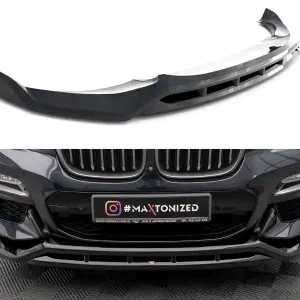 BMW X4 G02 M-Pack, spoiler pod přední nárazník ver.2, Maxton Design Aktuální
