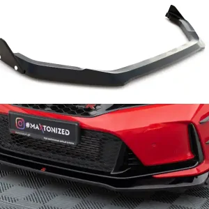 Honda Civic Mk11 Type-R, spoiler pod přední nárazník ver.1 s křidélky, Maxton Design Ověřený