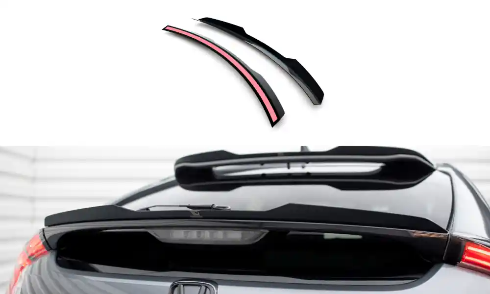 Honda Civic Mk10 Sport, spodní prodloužení spoileru, Maxton Design Originální