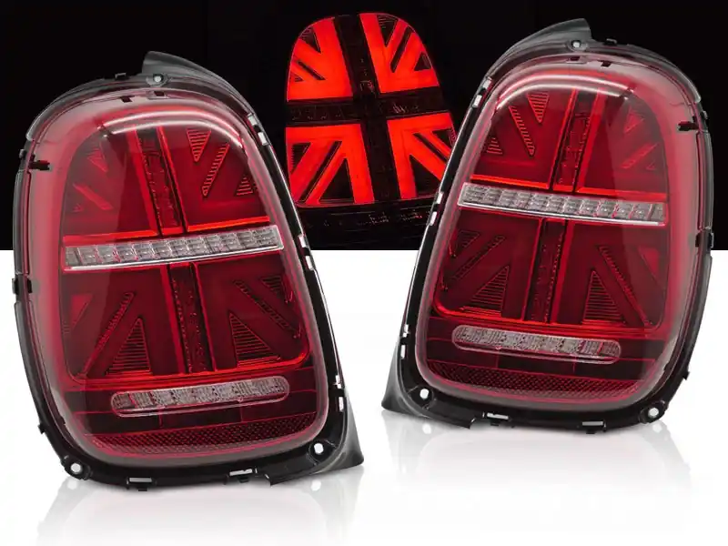 MINI COOPER F55 F56 F57 14-17 6-PIN, zadní led světla červená a bílá dynamický blikač Výhodná Nabídka