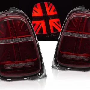 Pouze Dnes MINI COOPER F55 F56 F57 14-17 6-PIN, zadní led světla červená kouřová dynamický blikač