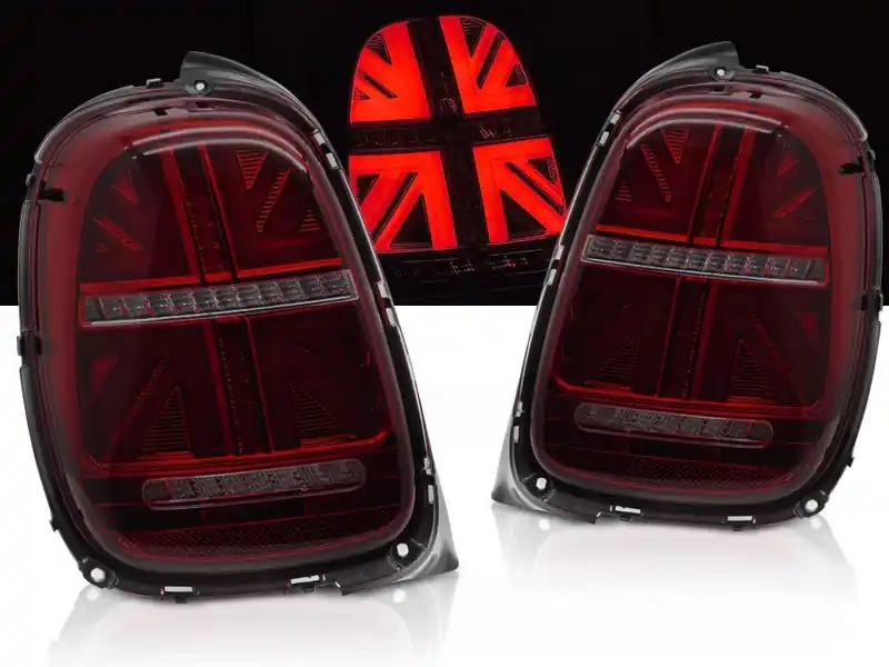 Pouze Dnes MINI COOPER F55 F56 F57 14-17 6-PIN, zadní led světla červená kouřová dynamický blikač