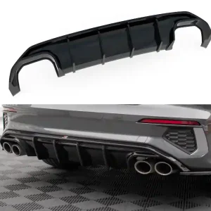 Časově Omezené Audi S3 8Y Sedan, vložka zadního nárazníku, Maxton design
