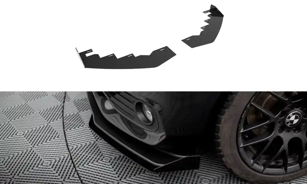 Výprodej BMW řada 4 F36, rohové spoilery pod přední nárazník, Maxton Design