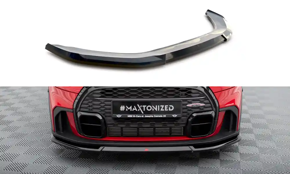 Mini Cooper F56 JCW Facelift, spoiler pod přední nárazník ver.2, Maxton Design Nová Kolekce