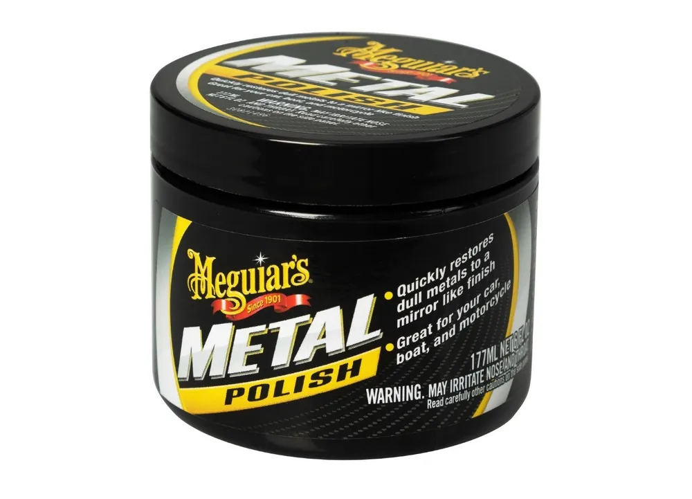 Zlevněný Meguiar‘s Metal Polish - leštěnka na kovy, 177 ml , tuhá