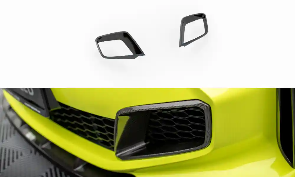 Ověřený BMW řada 1 F40 M-Pack/M135i, karbonové rámečky předního nárazníku, Maxton Design