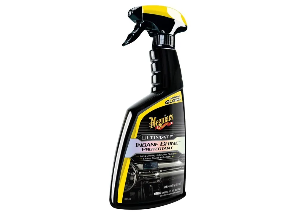 Tovární Cena Meguiar‘s Ultimate Insane Shine Protectant - ochrana a lesk na plasty, vinyl a gumu, vysoký lesk, 473 ml
