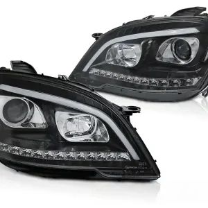 Akce MERCEDES W164 ML M-CLASS 09-11 - přední černá svetla TUBE