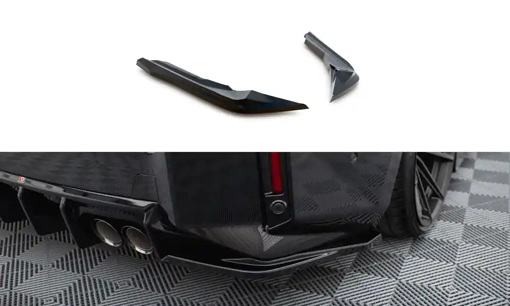 BMW řada M2 G87, boční difuzory pod zadní nárazník ver.3, Maxton Design Vysoce Kvalitní