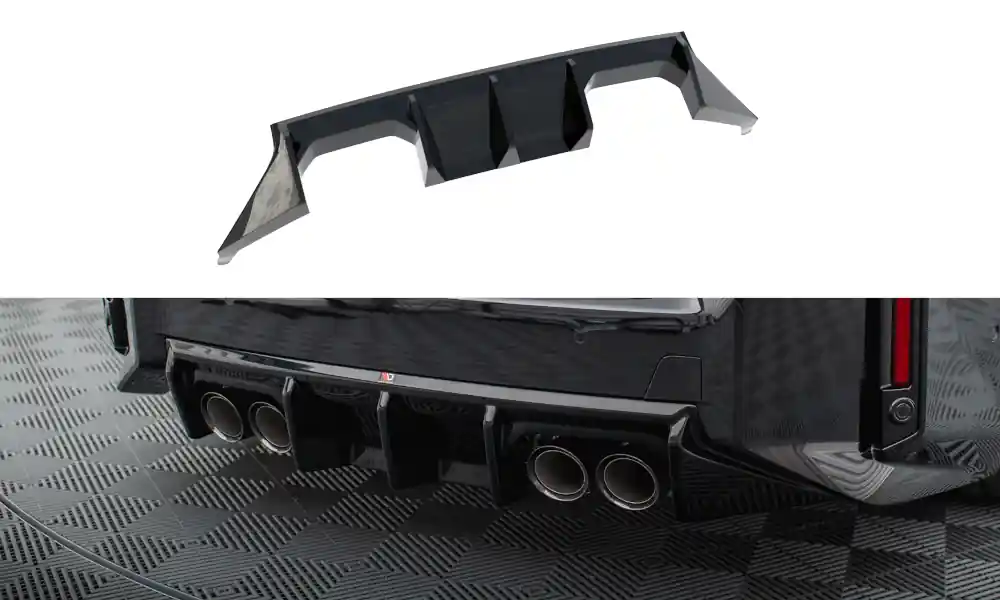 Cenově Výhodný BMW řada M2 G87, vložka zadního nárazníku ver.1, Maxton Design