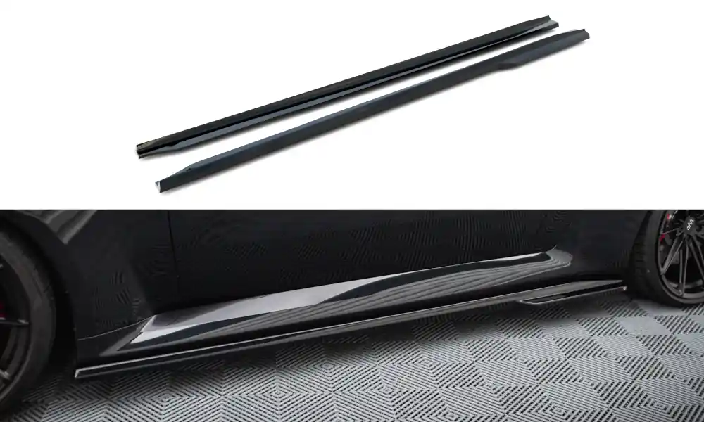 Zlevněný BMW řada M2 G87, difuzory pod boční prahy ver.2, Maxton Design