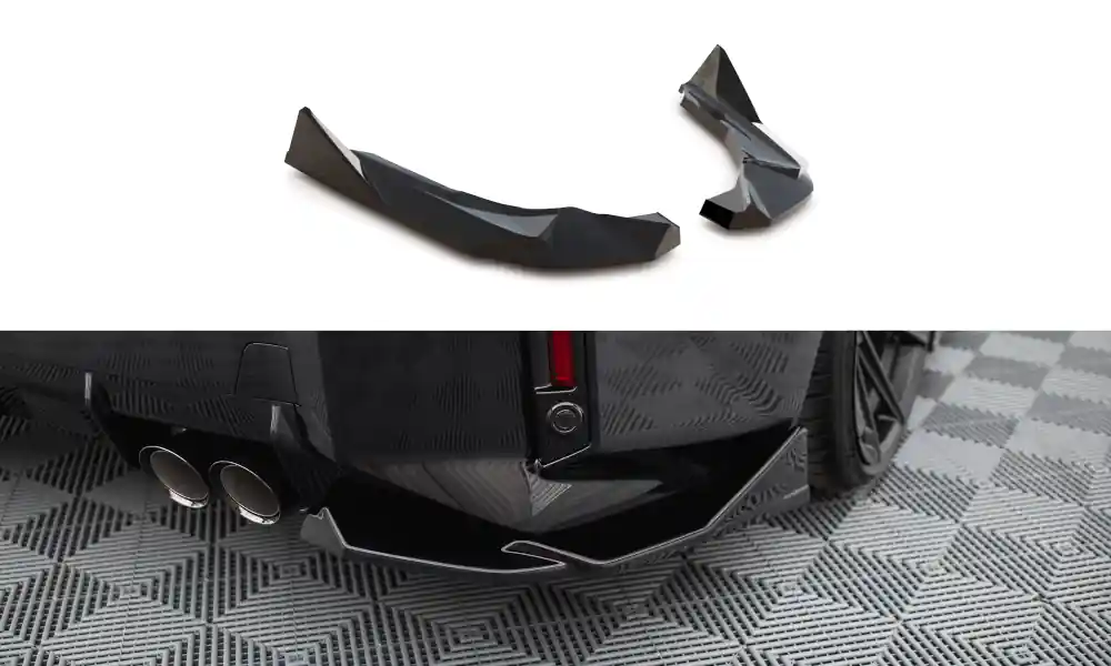 BMW řada M2 G87, boční difuzory pod zadní nárazník ver.2, Maxton Design Jen Po Omezenou Doba