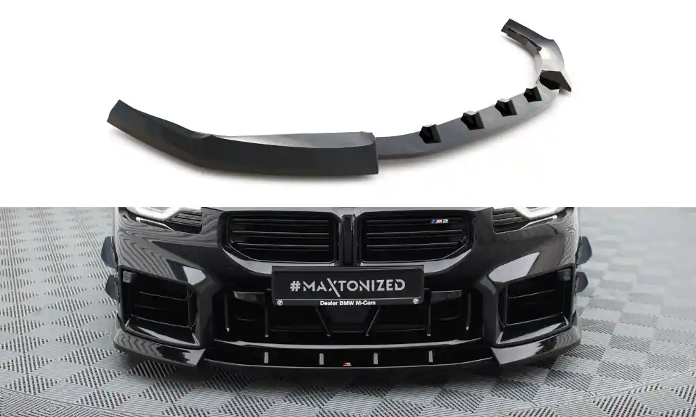 BMW řada M2 G87, spoiler pod přední nárazník ver.3, Maxton Design Originální