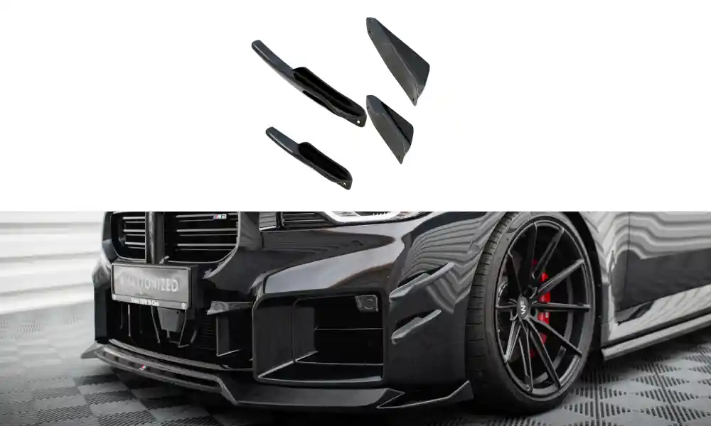 BMW řada M2 G87, přítlačná křidélka předního nárazníku, Maxton Design Zlevněný