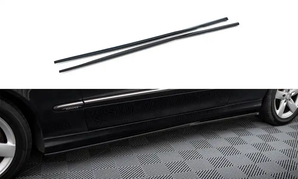 Sezónní Sleva Mercedes CLK W209, difuzory pod boční prahy, Maxton Design