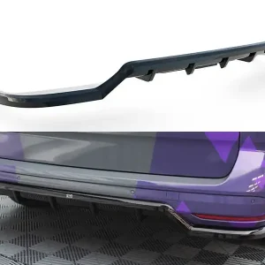 Pouze Dnes Volkswagen Multivan T7, středový spoiler pod zadní nárazník s žebrováním, Maxton Design