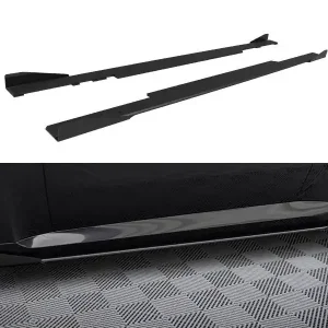Aktuální BMW řada 2 G42 Standard, "Street Pro" difuzory pod boční prahy s křidélky, Maxton Design