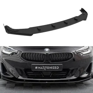 Novinka BMW řada 2 G42 Standard, "Street Pro" spoiler pod přední nárazník s křidélky, Maxton Design