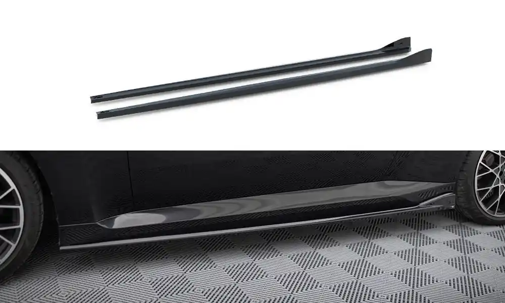 Finální Výprodej BMW řada 2 G42 Standard, difuzory pod boční prahy ver.2, Maxton Design
