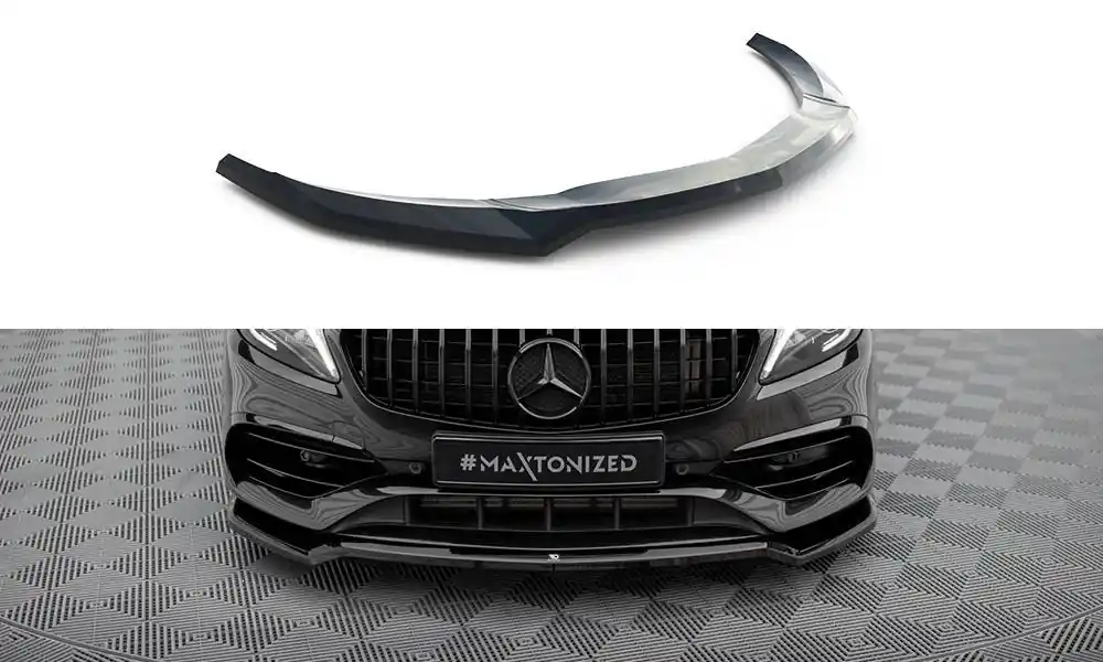 Jen Po Omezenou Doba Mercedes třída A W176 Facelift AMG-Line, spoiler pod přední nárazník, MAXTON DESIGN