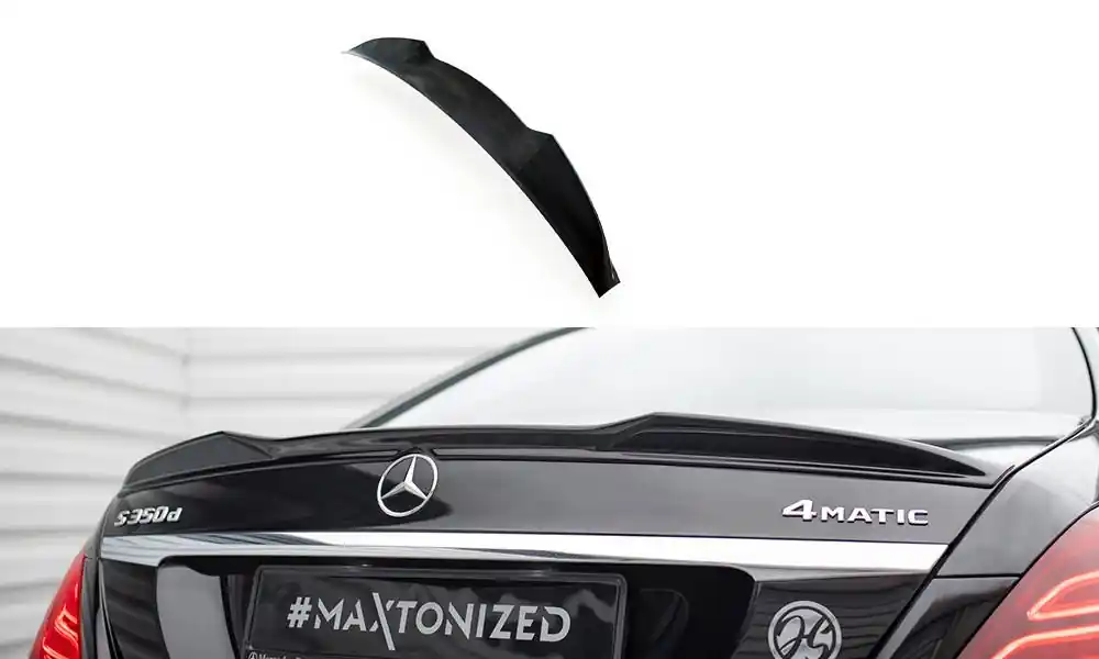 Mercedes třída S W222 Standard, prodloužení spoileru 3d, MAXTON DESIGN Nejlepší Volba