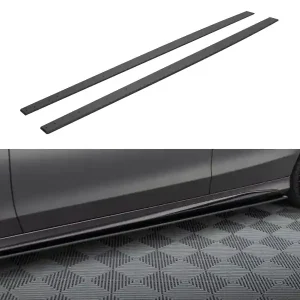 Značkový Mercedes třída C W205 Facelift/63 AMG/SEDAN/ESTATE, "Street Pro" difuzory pod boční prahy, MAXTON DESIGN