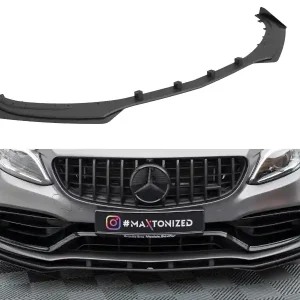Novinka Mercedes třída C W205 Facelift/63 AMG/SEDAN/ESTATE, "Street Pro" spoiler pod přední nárazník s křidélky, MAXTON DESIGN