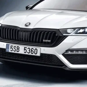 Škoda Octavia IV RS - Rámeček přední masky BASIC BLACK Značkový