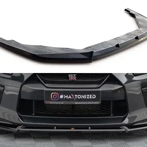 Nissan GT-R R35 Facelift, spoiler pod přední nárazník ver.2, Maxton Design Levný