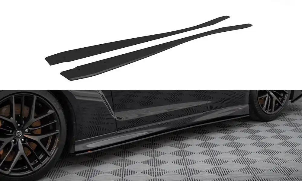 Nissan GT-R R35 Facelift, "Street Pro" difuzory pod boční prahy, Maxton Design Nejprodávanější