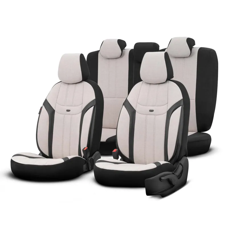 Sada autopotahů OTOM SWAN 503 BÉŽOVÉ 3-ZIP Sleva