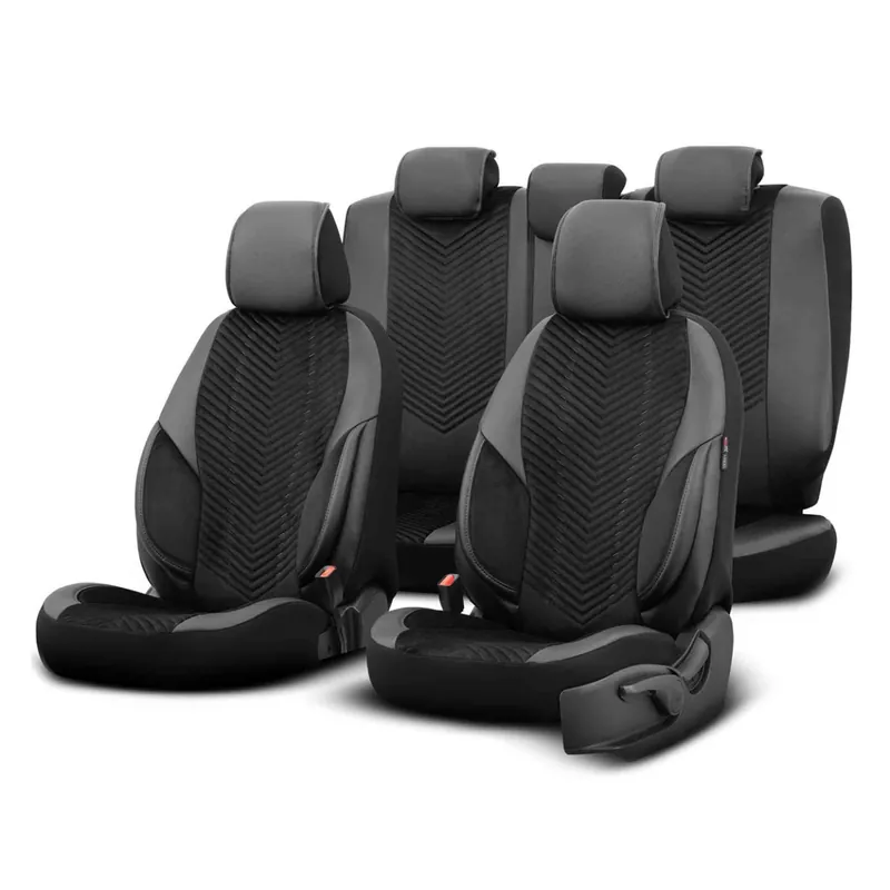 Výhodná Nabídka Sada autopotahů OTOM ADVANCED 204 BLACK BABYFACE 3-ZIP