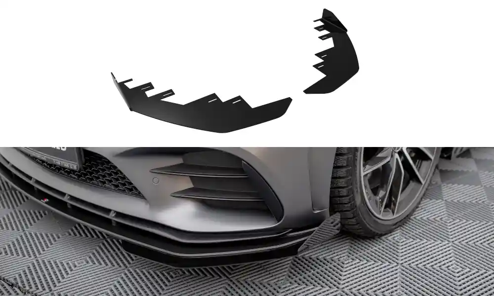 Nejlepší Cena Mercedes třída C W205 Facelift/43 AMG/Coupe, rohové spoilery pod přední nárazník, Maxton Design
