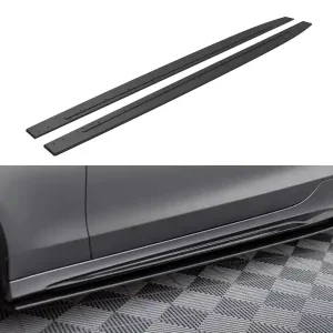 Mercedes třída C W205 Facelift/43 AMG/Coupe, "Street Pro" difuzory pod boční prahy, Maxton Design Ihned K Objednání