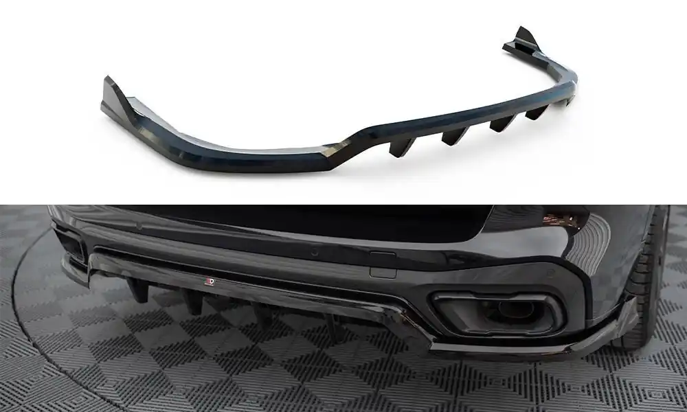 Nízká Cena BMW X5 G05 M-Pack, středový spoiler pod zadní nárazník s žebrováním, Maxton Design