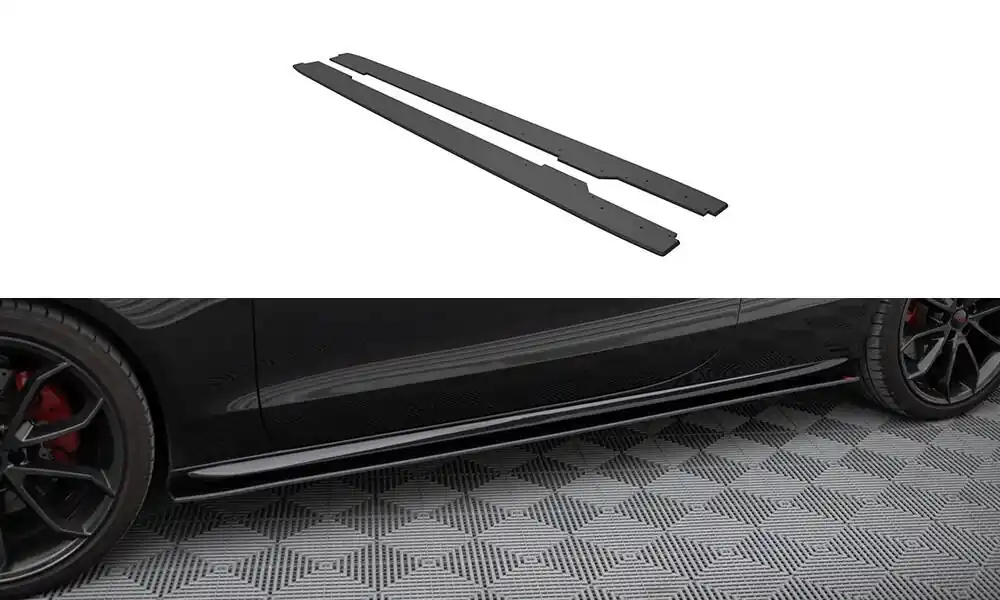 Audi A5 8T S-Line Coupe/Cabrio, "Street Pro" difuzory pod boční prahy, Maxton Design Nejlepší Volba