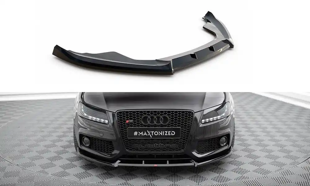 Audi A5 8T S-Line, spoiler pod přední nárazník ver.2, Maxton Design Zlevněný