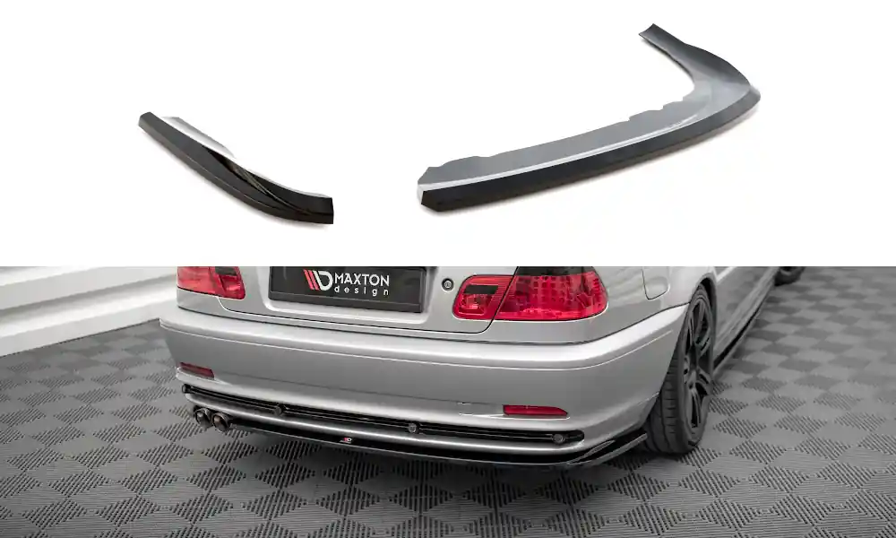 Originální BMW řada 3 E46 Coupe, boční difuzory pod zadní nárazník, Maxton design