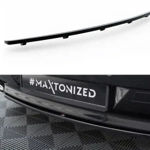 Autentický BMW řada 6 E63- E64, středový spoiler pod zadní nárazník s žebrováním, Maxton design