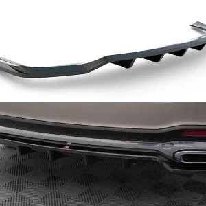 Mercedes GLE W167 AMG-Line, středový spoiler pod zadní nárazník s žebrováním, Maxton Design Rychlé Dodání