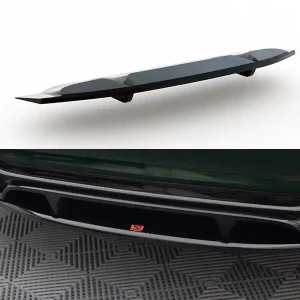 Mercedes E W213 Facelift/63AMG, středový spoiler pod zadní nárazník s žebrováním, Maxton design Nejlepší Cena