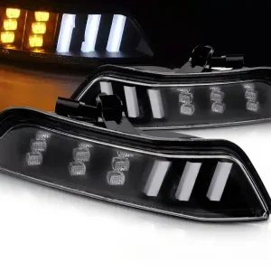 FORD MUSTANG 15-17 - Přední černé blinkry LED Aktuální