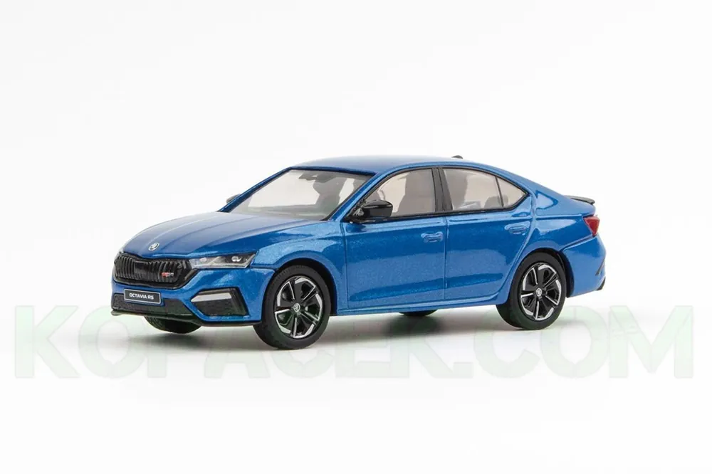 Model 1 43 Škoda Octavia IV RS sedan RACE BLUE (F5W) Značkový