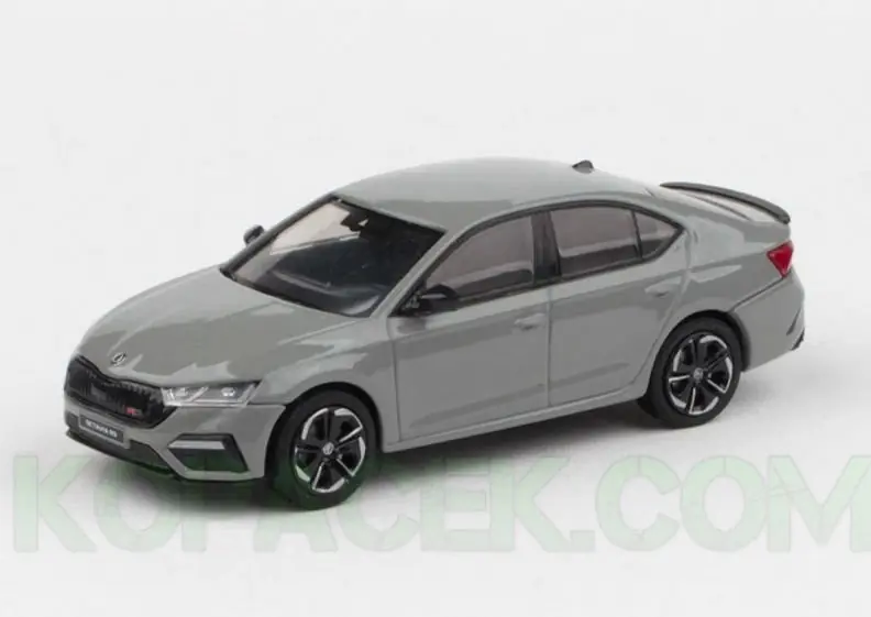 Omezená Nabídka Model 1 43 Škoda Octavia IV RS sedan STEEL GREY (F7A)