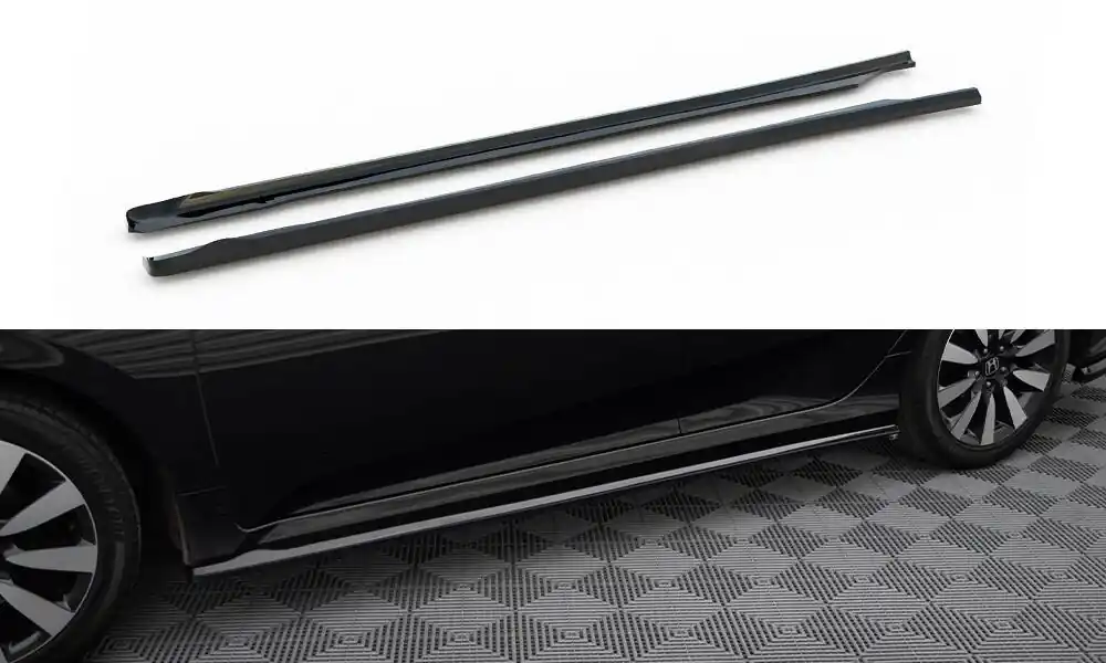 Omezená Nabídka Honda Civic Mk10 17-23, difuzory pod boční prahy, Maxton Design